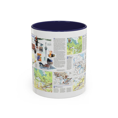 Canada - Ontario 2 (1996) (Map) Accent Coffee Mug