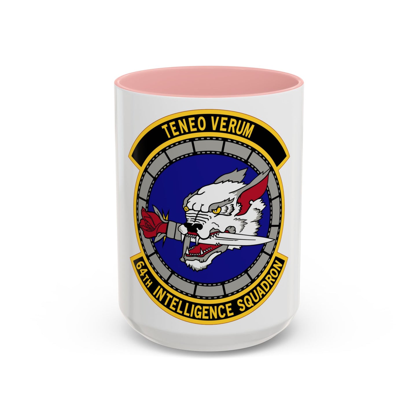 64 Intelligence Squadron AFRC (U.S. Air Force) Accent Coffee Mug