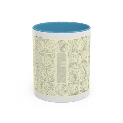 Heavens, The 2 (1957) (Map) Accent Coffee Mug