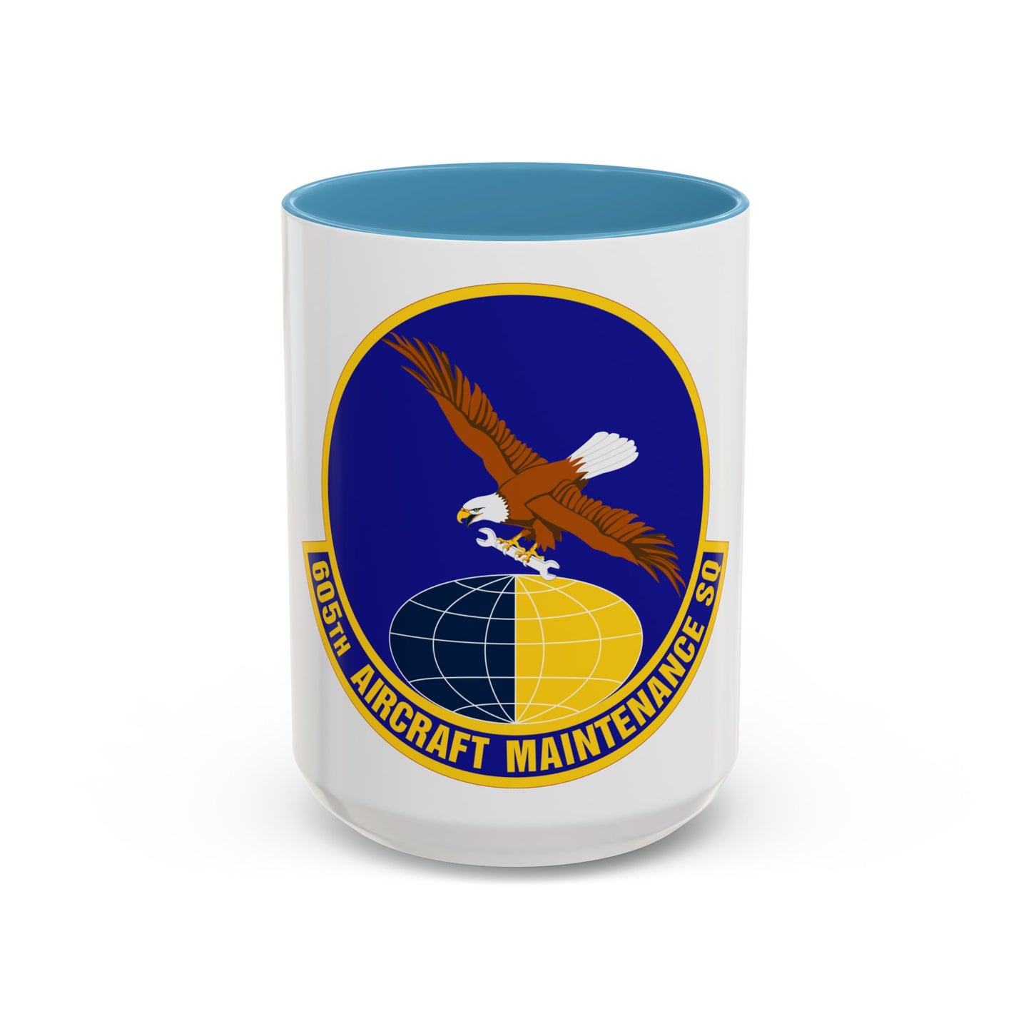 605 Aircraft Maintenance Squadron AMC (U.S. Air Force) Accent Coffee Mug
