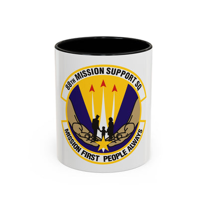 88th Mission Support Squadron (U.S. Air Force) Accent Coffee Mug