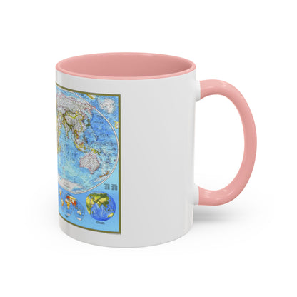 World Map - Political (1994) (Map) Accent Coffee Mug