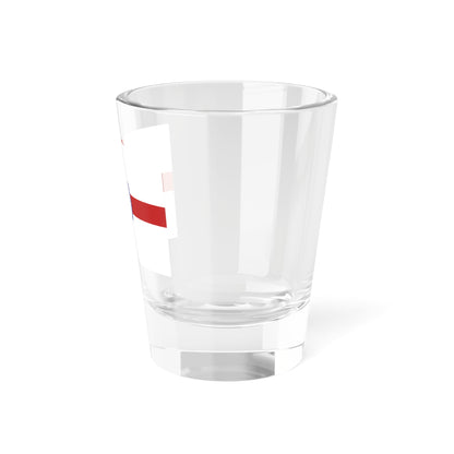 Admiral of the Indian Navy rank flag (India) Shot Glass 1.5oz