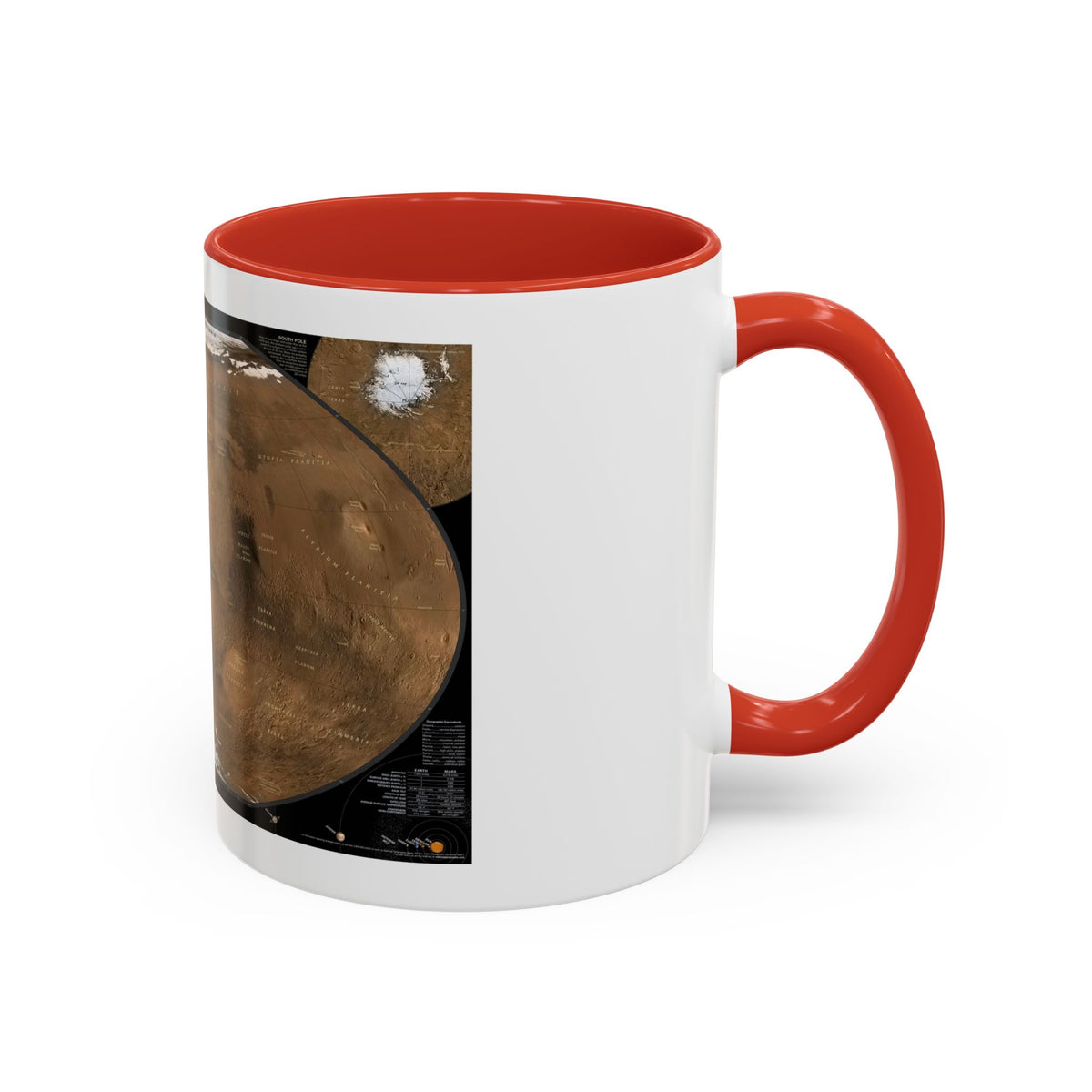Space - MARS (2001) (Map) Accent Coffee Mug