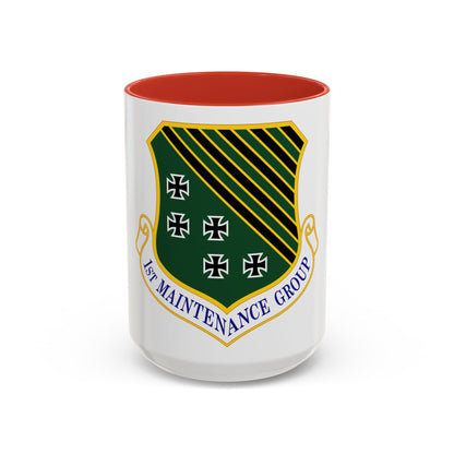 1 Maintenance Group ACC (U.S. Air Force) Accent Coffee Mug