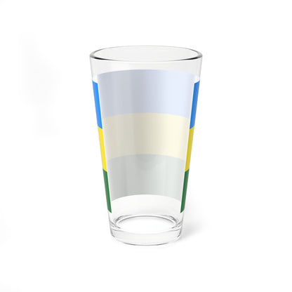 Flag of La Rivera Bolivia (Bolivia) Pint Glass 16oz