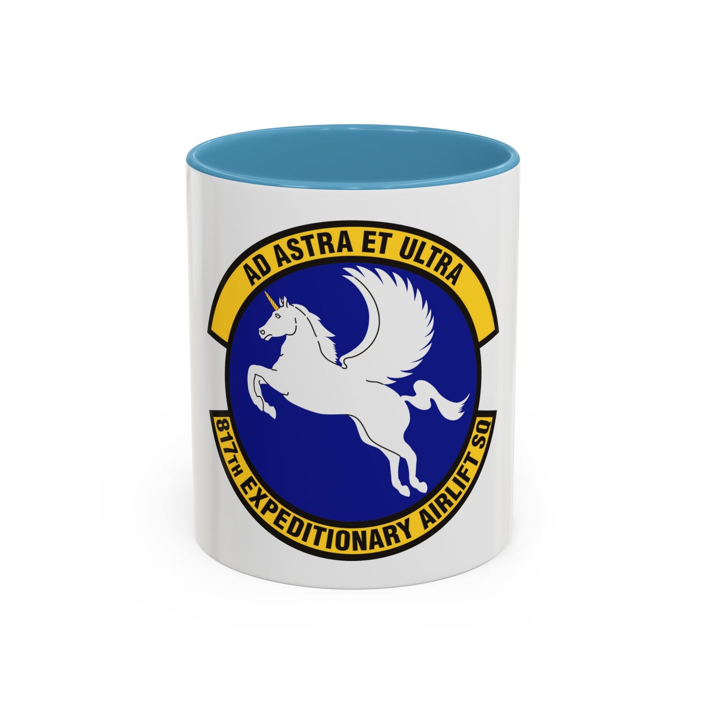 817th Expeditionary Airlift Squadron (U.S. Air Force) Accent Coffee Mug