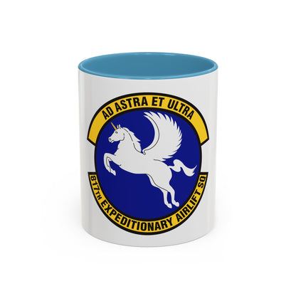 817th Expeditionary Airlift Squadron (U.S. Air Force) Accent Coffee Mug