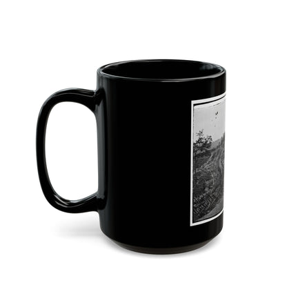 Atlanta, Ga. Confederate Palisades And Chevaux-De-Frise Near Potter House (U.S. Civil War) Black Coffee Mug