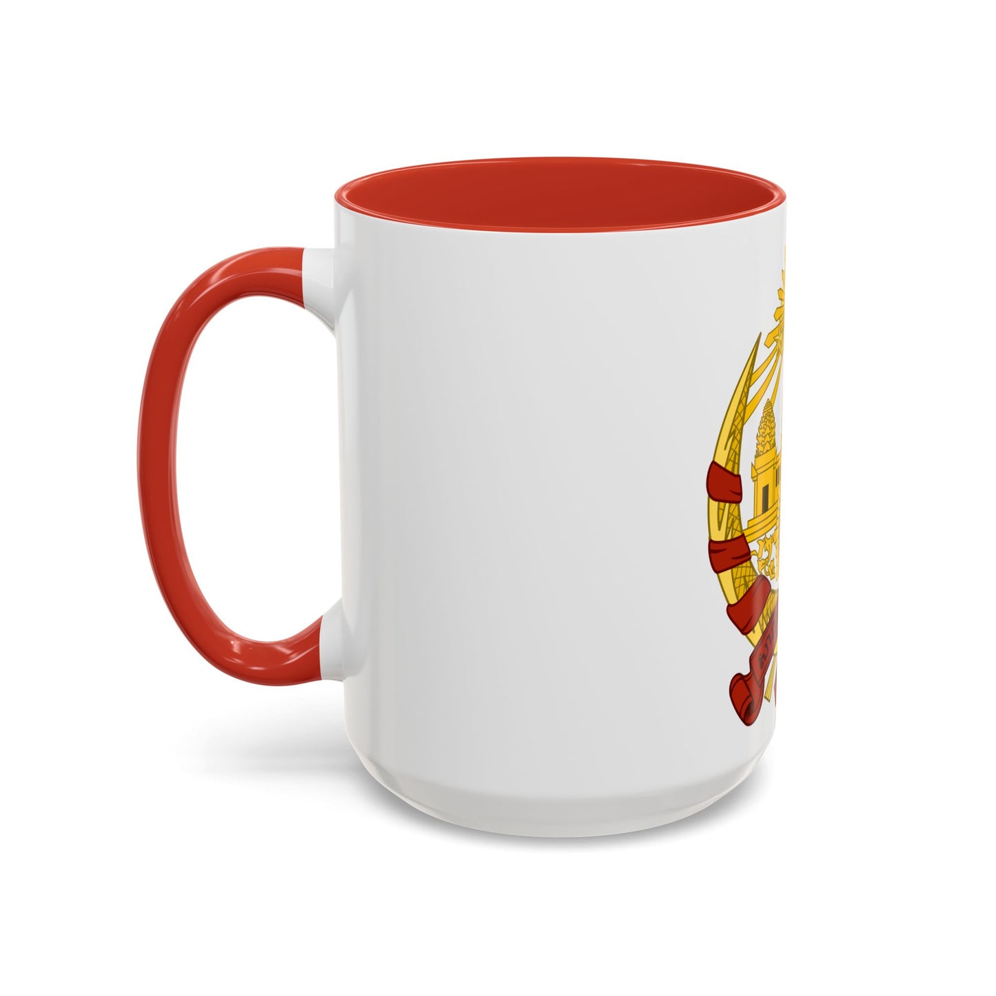 Coat of arms of the Khmer Republic - Accent Coffee Mug