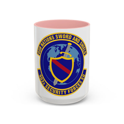 902d Security Forces Squadron (U.S. Air Force) Accent Coffee Mug