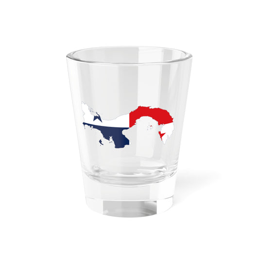 Flag-map of Panama (Panama) Shot Glass 1.5oz