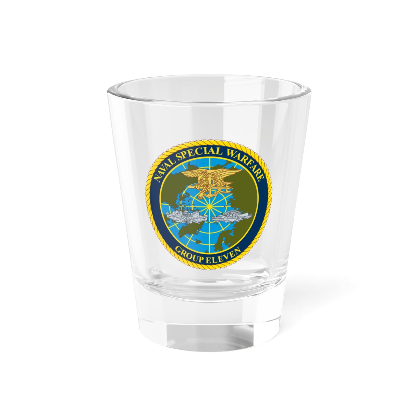 Naval Special Warfare Group 11 (U.S. Navy) Shot Glass 1.5oz