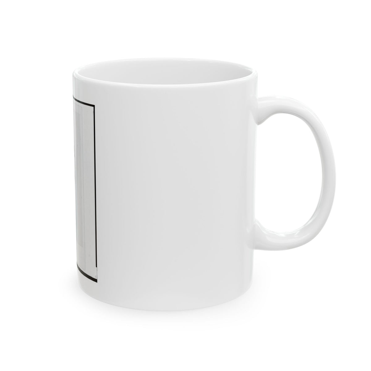 Brigadier General Jefferson Columbus Davis, Union Officer, Bust Portrait, Facing Front (U.S. Civil War) White Coffee Mug