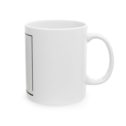 Brigadier General Jefferson Columbus Davis, Union Officer, Bust Portrait, Facing Front (U.S. Civil War) White Coffee Mug