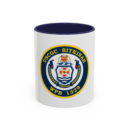 USCGC Sitkinak WPB 1329 (U.S. Coast Guard) Accent Coffee Mug