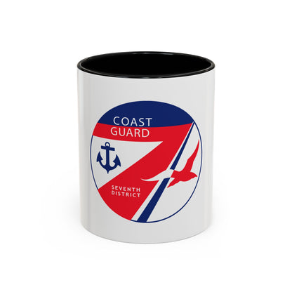 Coast Guard Seventh District (U.S. Coast Guard) Accent Coffee Mug