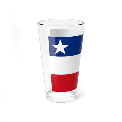 Flag of the Okinawa Civilian Administration (Japan) Pint Glass 16oz