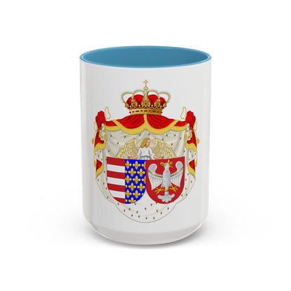Coat of arms of Jadwiga of Poland - Accent Coffee Mug