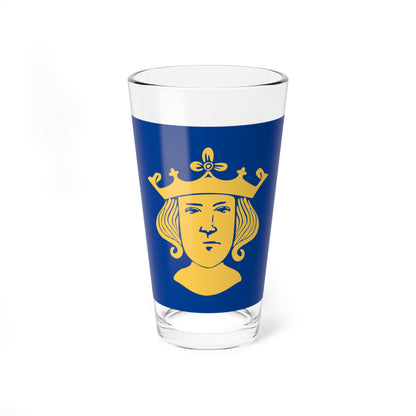 Flag of Stockholm alternative (Sweden) Pint Glass 16oz
