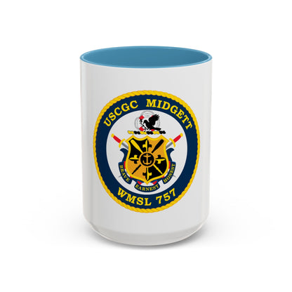 USCGC MIDGETT WMSL 757 (U.S. Coast Guard) Accent Coffee Mug