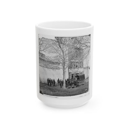 Alexandria, Virginia. Slave Pen. (Price, Birch & Co. Dealers In Slaves) (U.S. Civil War) White Coffee Mug
