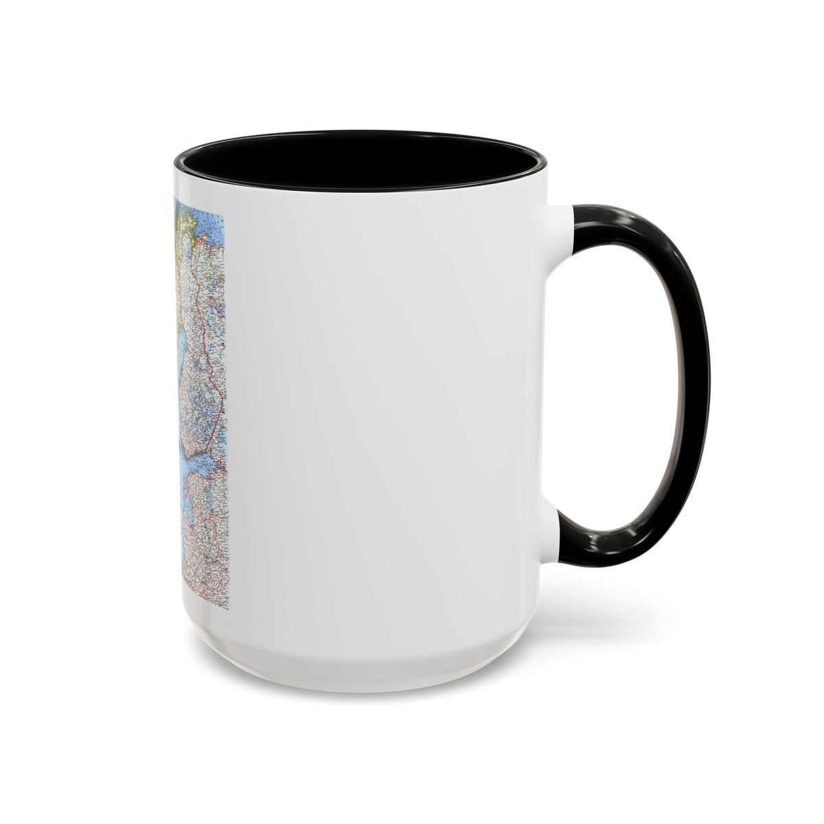 Scandinavia (1963) (Map) Accent Coffee Mug