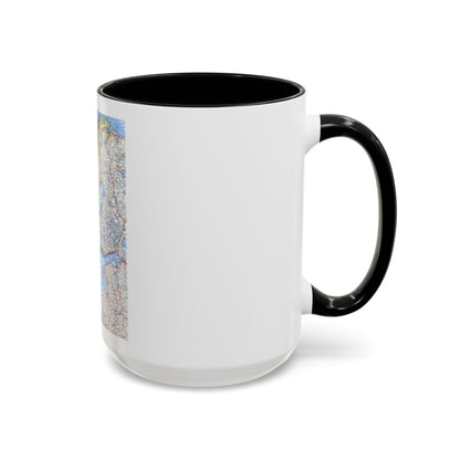 Scandinavia (1963) (Map) Accent Coffee Mug