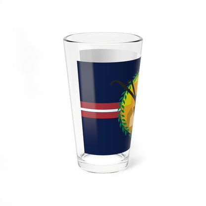 Flag of St. Louis County Missouri (United States) Pint Glass 16oz
