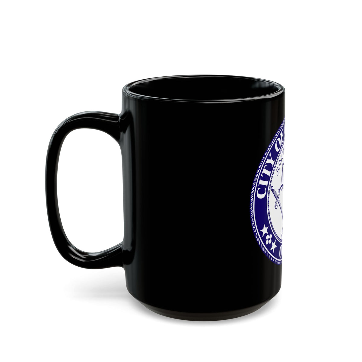Seal of the City of Cincinnati - Black Coffee Mug