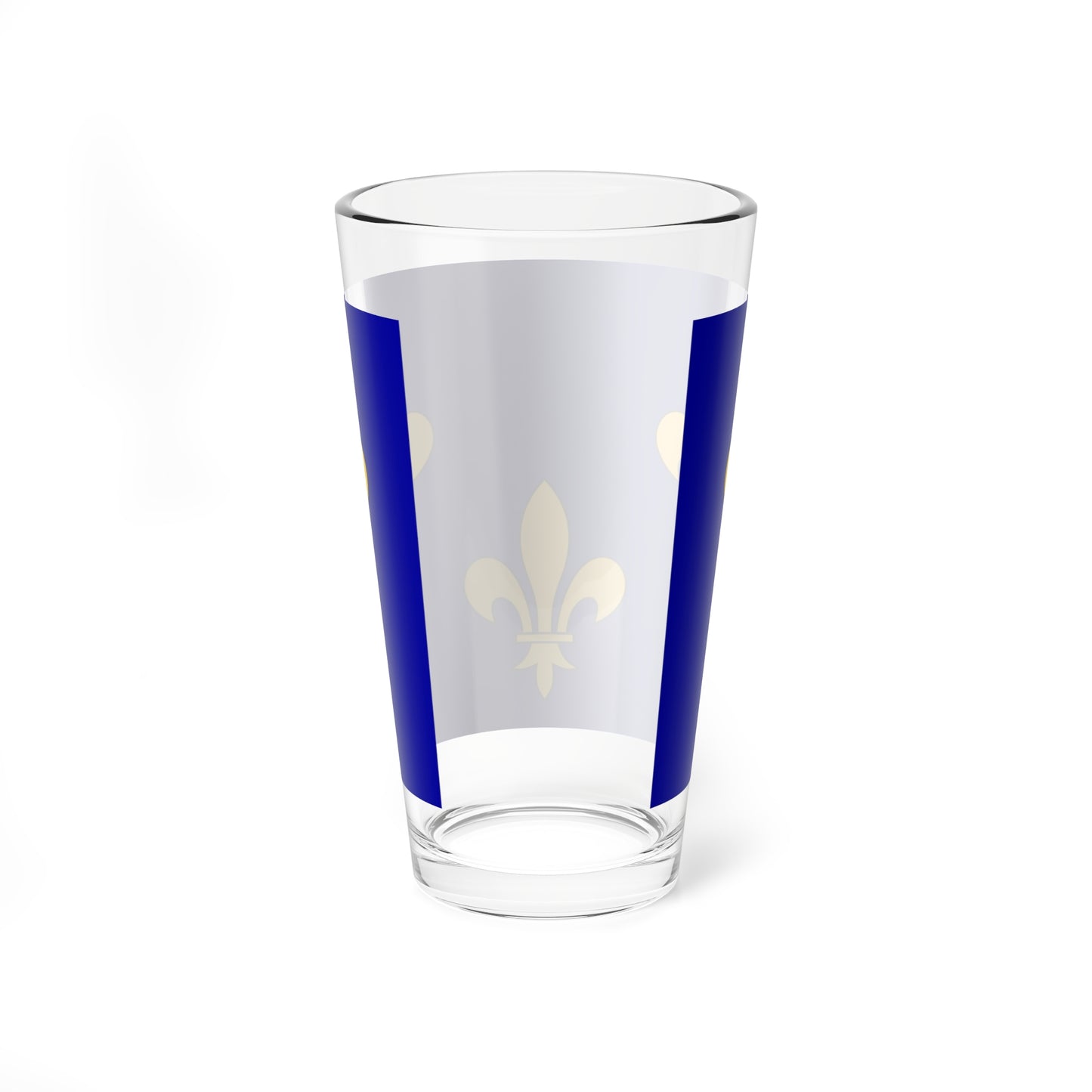 Cultural flag of Ile-de-France (France) Pint Glass 16oz