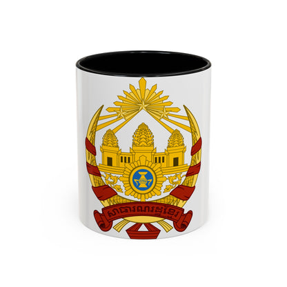 Coat of arms of the Khmer Republic - Accent Coffee Mug