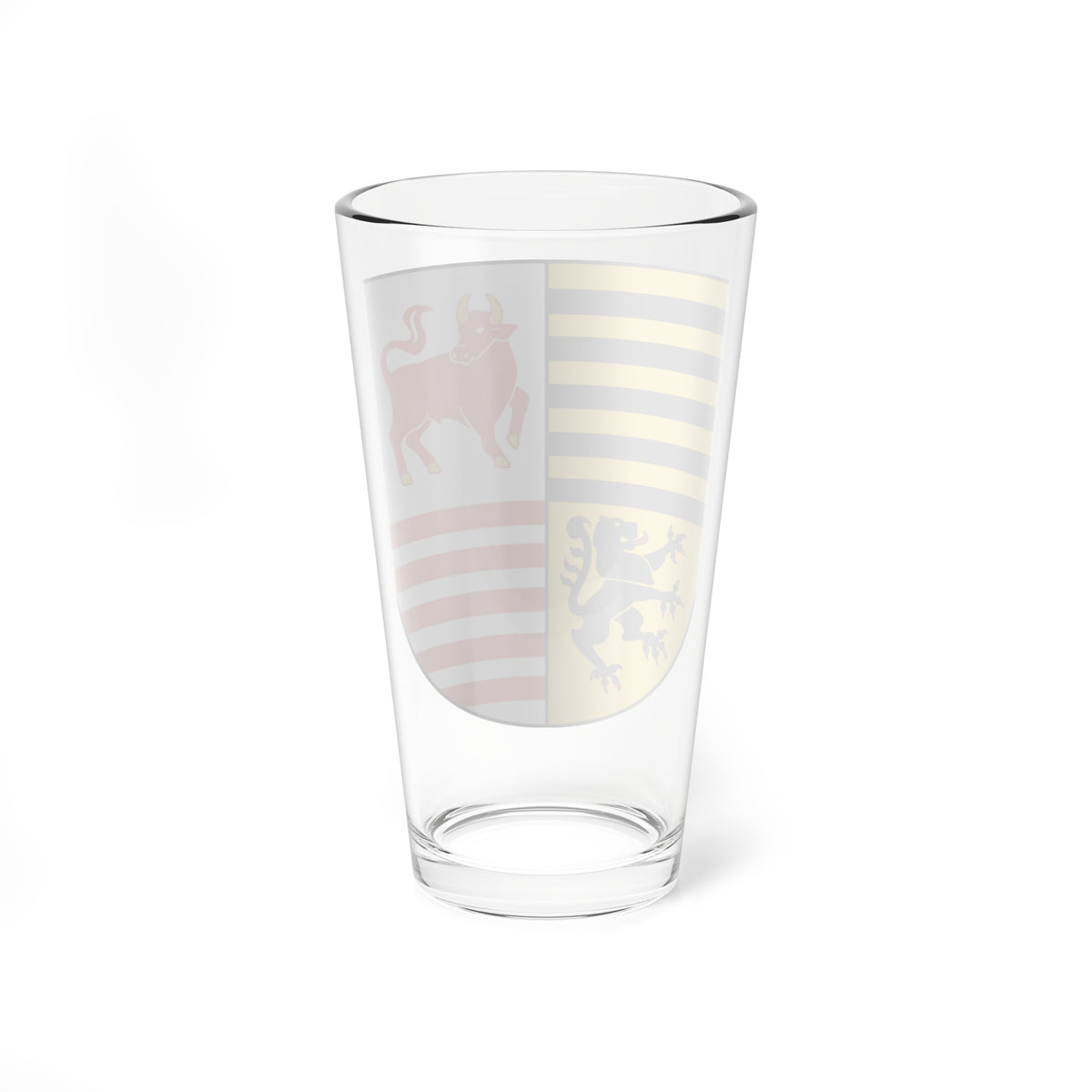 Wappen des Landkreises Elbe-Elster (Germany) (Coat of Arms) Pint Glass 16oz