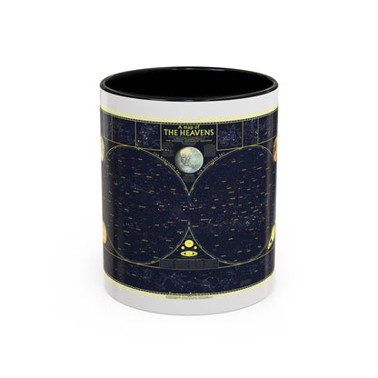 Heavens, The 1 (1957) (Map) Accent Coffee Mug