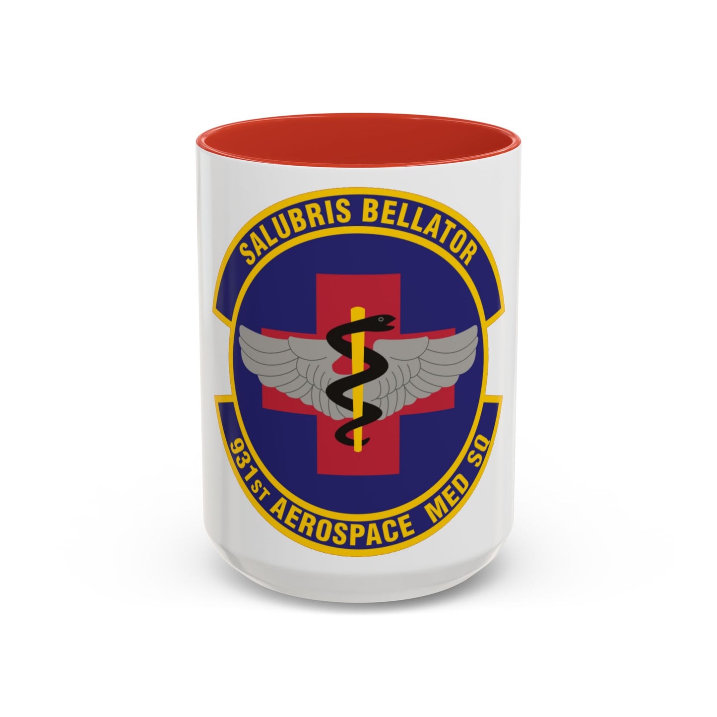 931 Aerospace Medicine Squadron AFRC (U.S. Air Force) Accent Coffee Mug