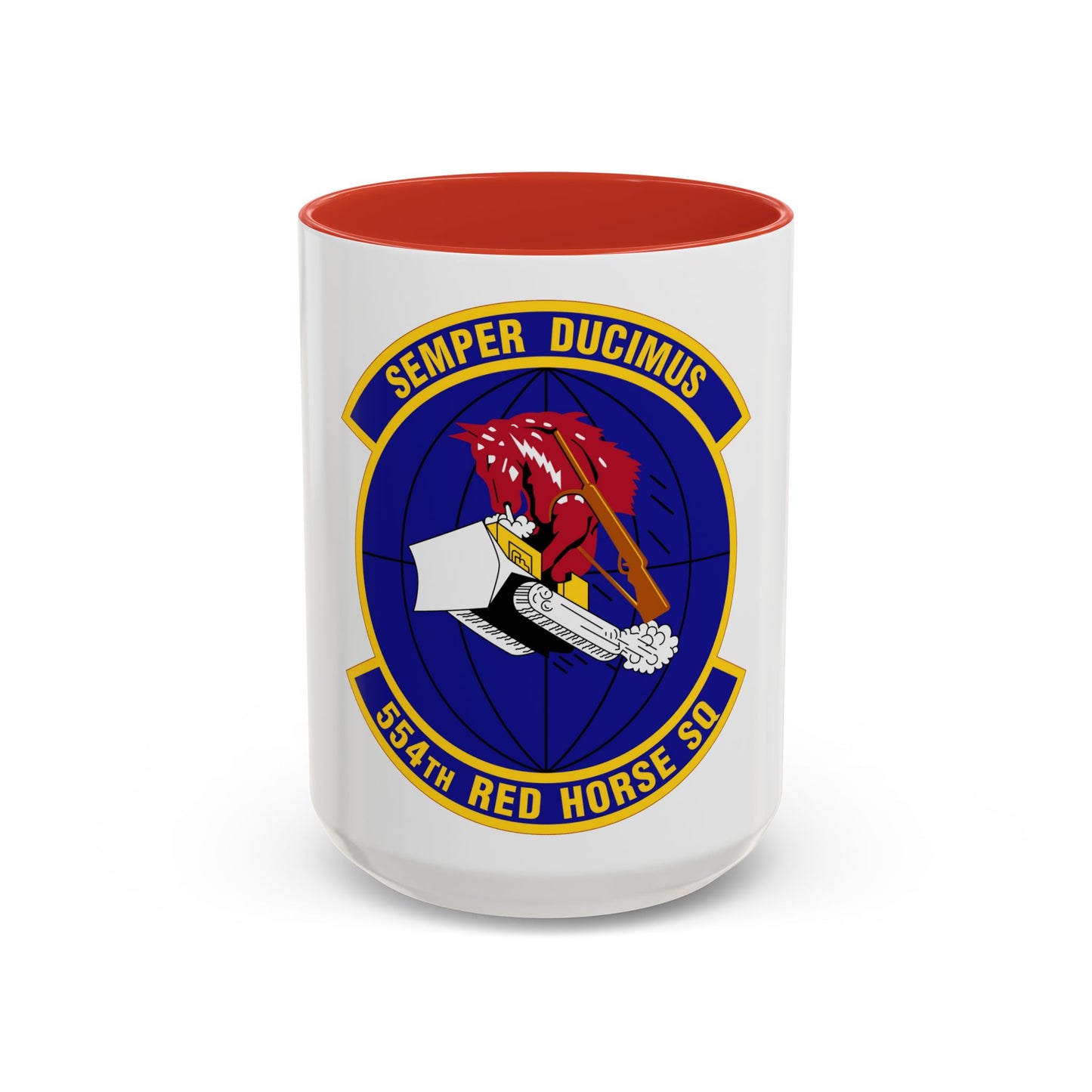 554 RED HORSE Squadron PACAF (U.S. Air Force) Accent Coffee Mug