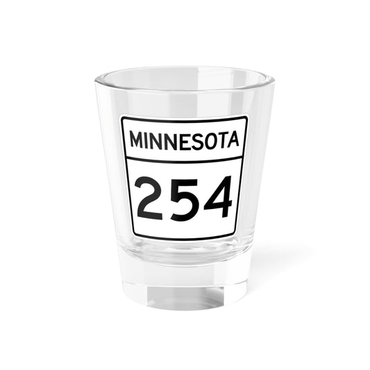 MN-254 1948 (Minnesota) (Road Sign) Shot Glass 1.5oz