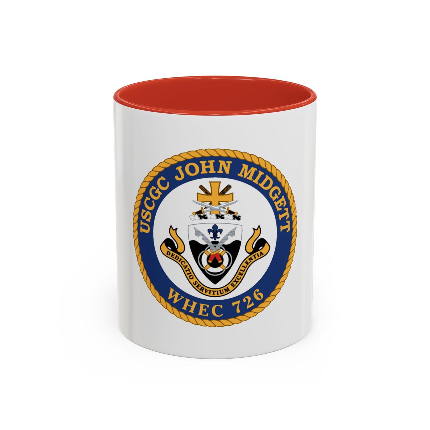 USCGC John Midgett WHEC 726 (U.S. Coast Guard) Accent Coffee Mug