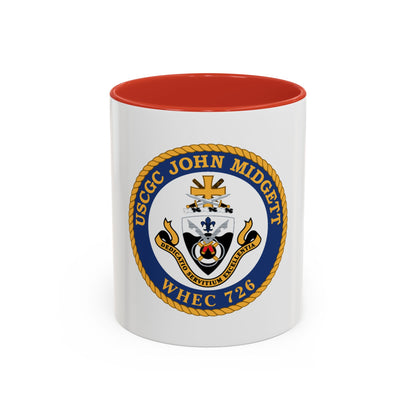 USCGC John Midgett WHEC 726 (U.S. Coast Guard) Accent Coffee Mug
