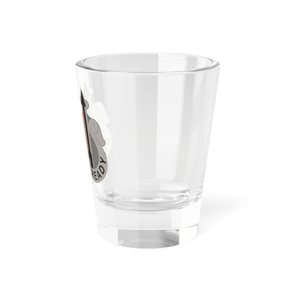 Verre à liqueur du 11e bataillon de transmission (armée américaine) 1,5 oz