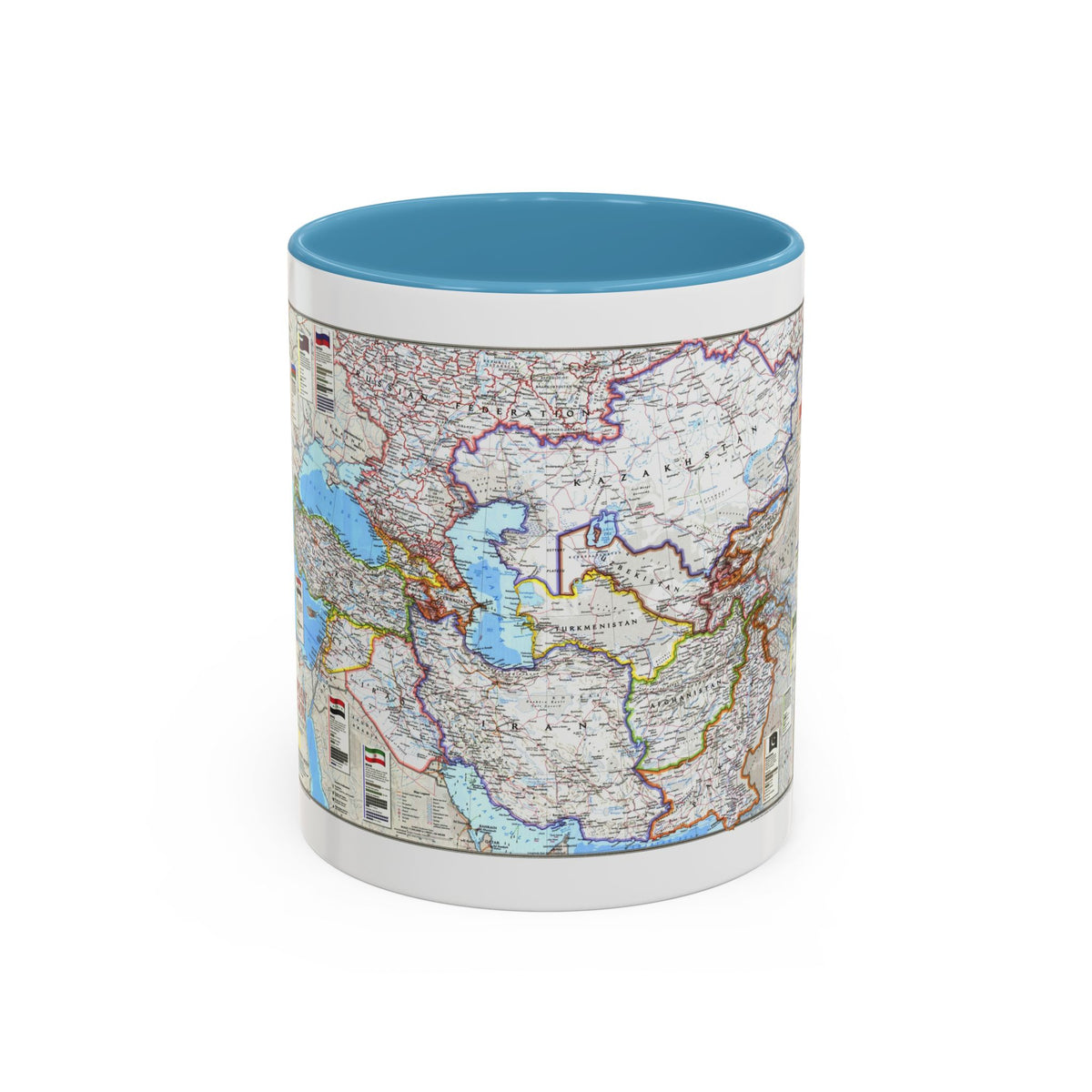 Caspian Region- Promise and Peril (1999) (Map) Accent Coffee Mug