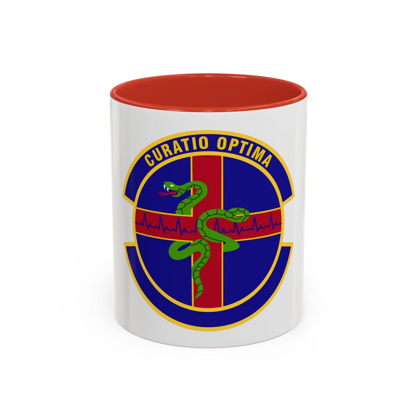 412 Healthcare Operations Squadron AFMC (U.S. Air Force) Accent Coffee Mug