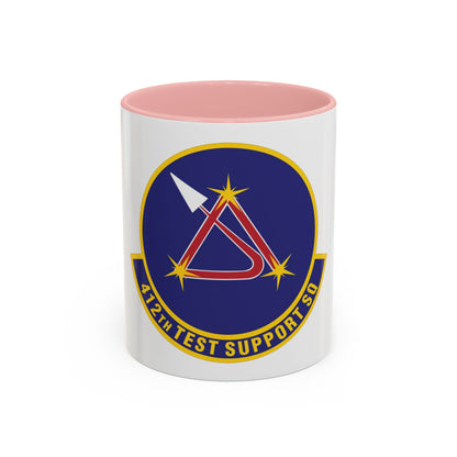 412th Test Support Squadron (U.S. Air Force) Accent Coffee Mug