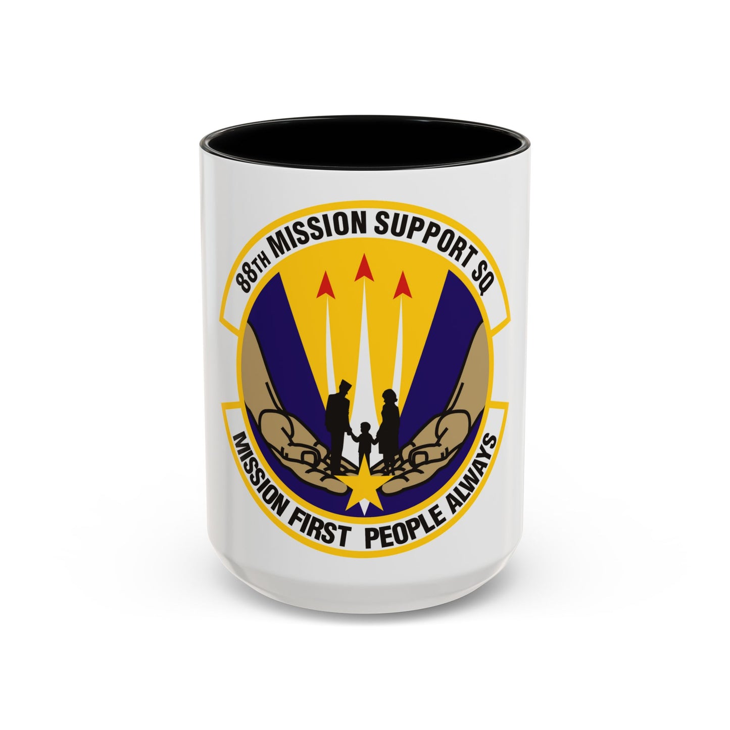 88th Mission Support Squadron (U.S. Air Force) Accent Coffee Mug