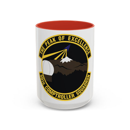 50th Comptroller Squadron (U.S. Air Force) Accent Coffee Mug