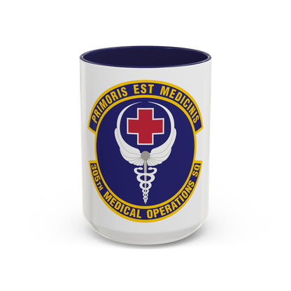 305th Medical Operations Squadron (U.S. Air Force) Accent Coffee Mug