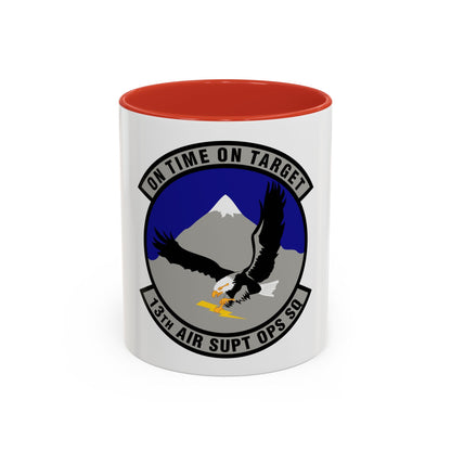 13 Air Support Operations Squadron ACC (U.S. Air Force) Accent Coffee Mug