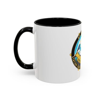 USCG Station Coos Bay (U.S. Coast Guard) Accent Coffee Mug