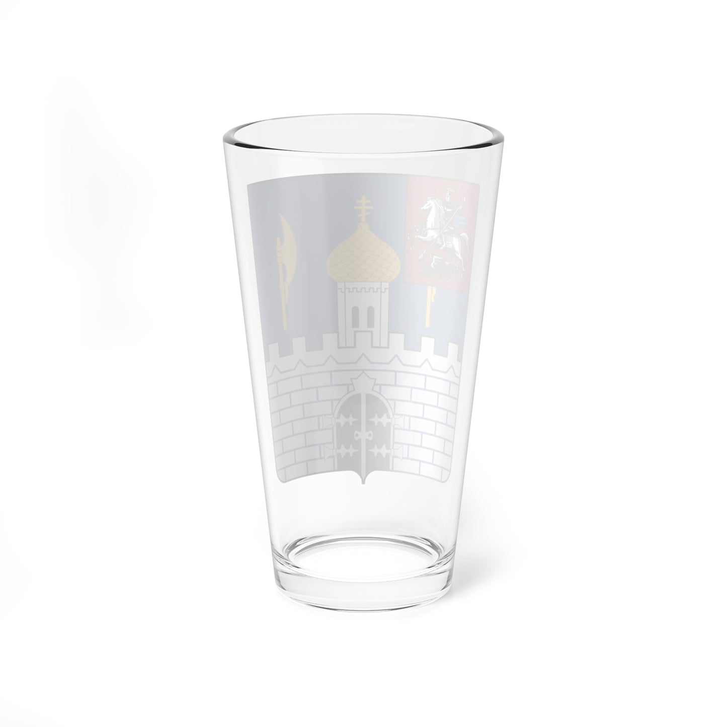 Coat of Arms with canton of Sergiev Posad Moscow oblast (Russia) (Coat of Arms) Pint Glass 16oz