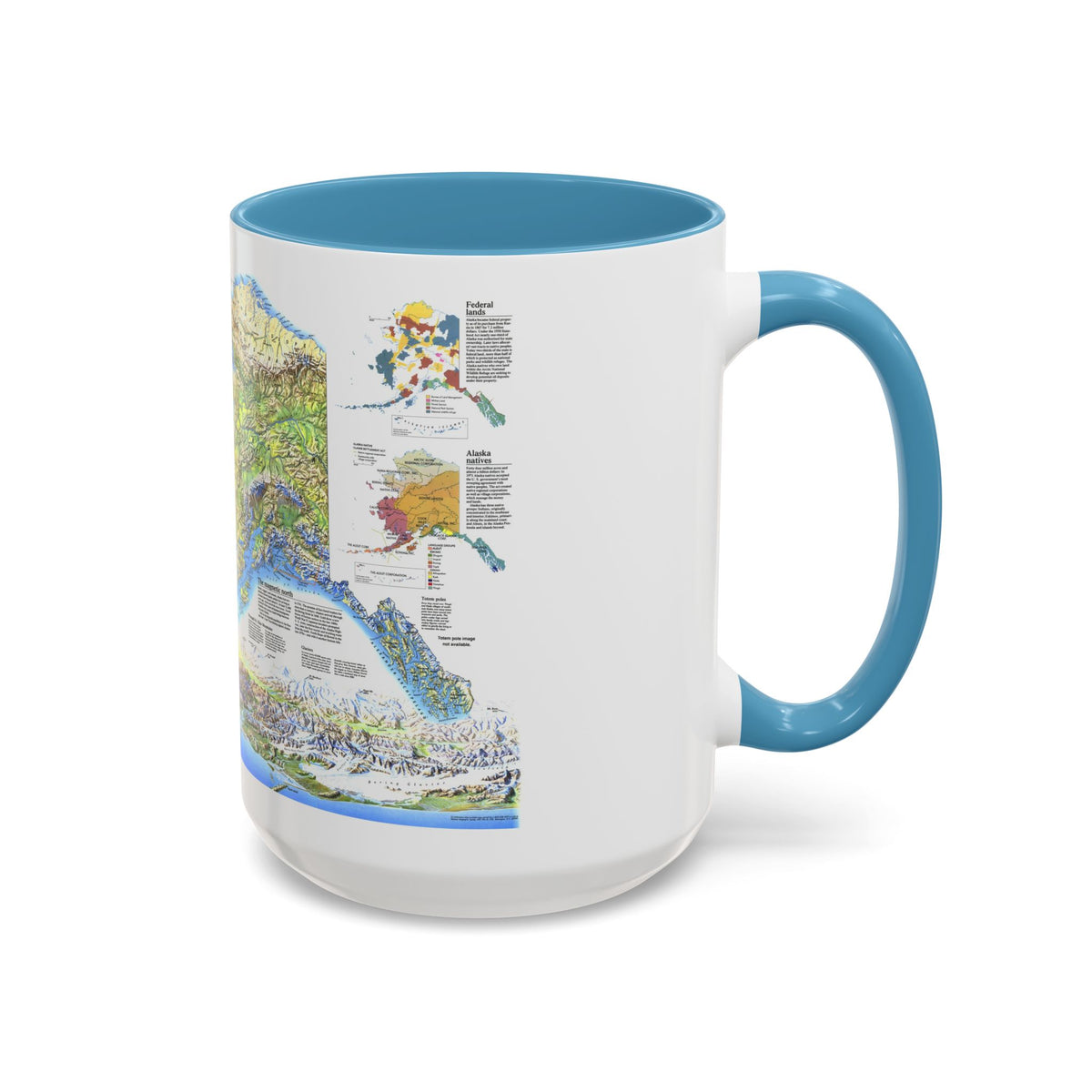Alaska 2 (1994) (Map) Accent Coffee Mug